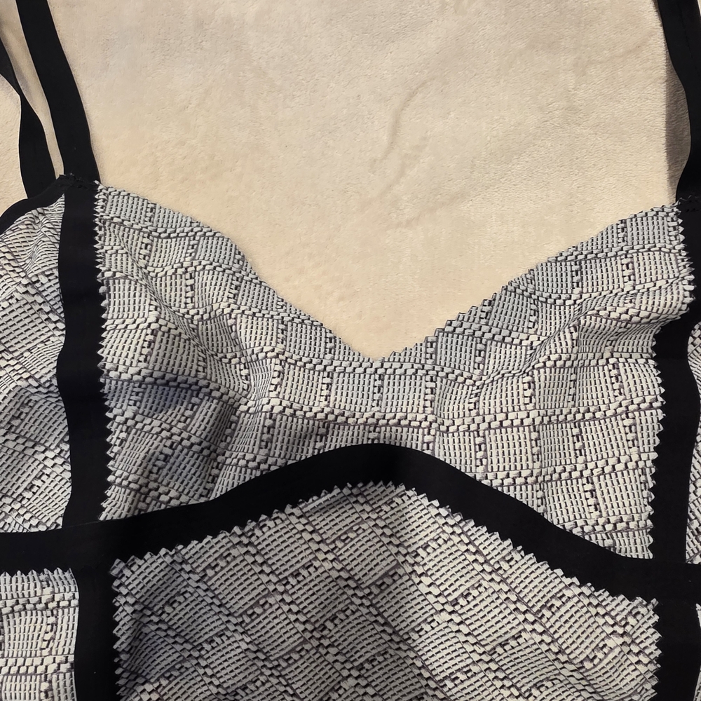 Elegant Black and White Bikini